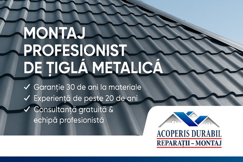 Acoperis Durabil Montaj - Solutii complete acoperisuri